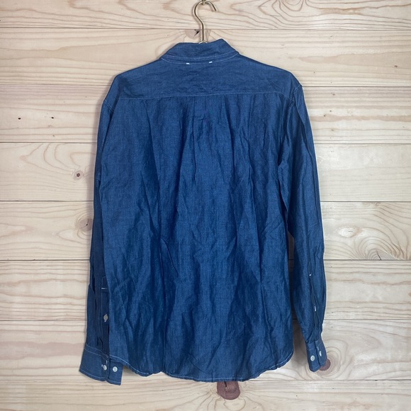 Umber & Ochre San Francisco chambray button down shirt XL - Picture 9 of 11
